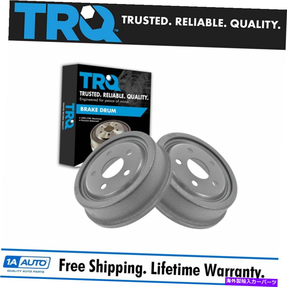Brake Drum TRQリアブレーキドラムペアLHドライバー＆RHパッセンジャービュイックシボレーポンティアック TRQ Rear Brake Drum Pair LH Driver & RH Passenger for Buick Chevy Pontiac【並行輸入品】