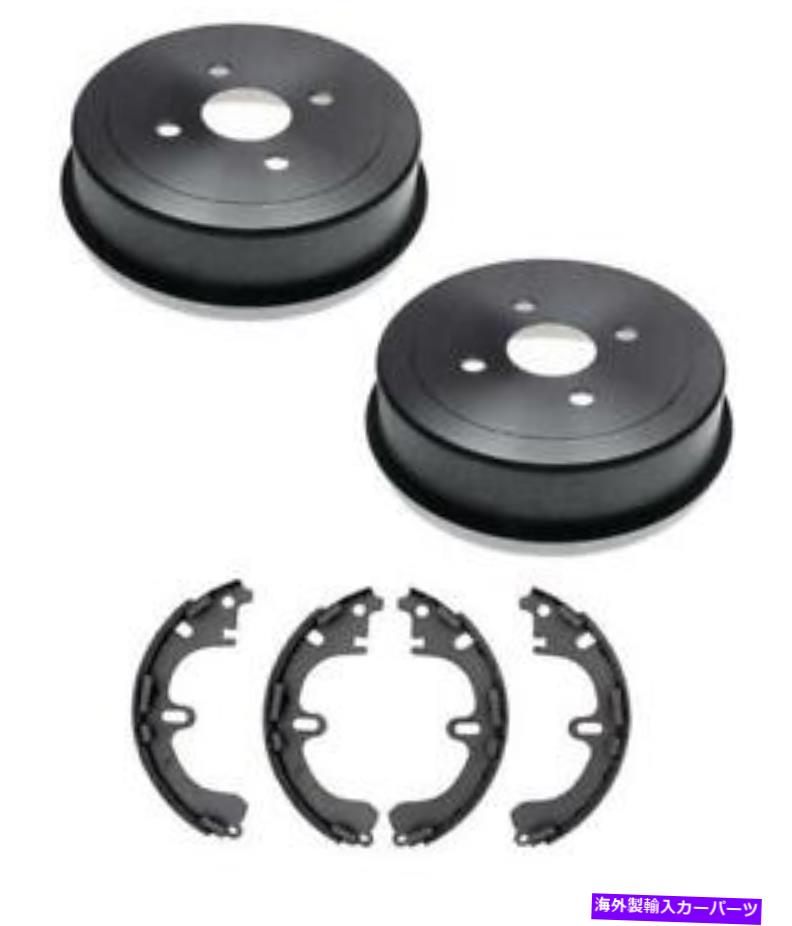 Brake Drum 生産日1/99-02はトヨタカローラリアブレーキドラムと靴に適合します Production Date 1/99-02 Fits Toyota Corolla Rear Brake Drums and Shoes【並行輸入品】