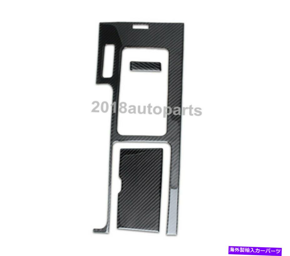 trim panel Ford Mustang 2009-2013用のカーボンファイバーコンソールギアシフトパネルトリムステッカー Carbon Fiber Console Gear Shift Panel Trim Sticker For Ford Mustang 2009-2013【並行輸入品】
