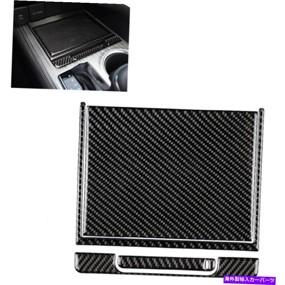trim panel トヨタカムリ2018-2019 DNN用のカーボンファイバーインナーコンソールストレージボックスパネルトリム Carbon Fiber Inner Console Storage Box Panel Trim For Toyota Camry 2018-2019 DNN【並行輸入品】