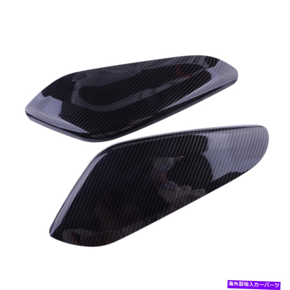 trim panel カーボンファイバースタイルギアシフトボックスパネルサイドカバーシボレーカマロに合うトリムフィット Carbon Fiber Style Gear Shift Box Panel Side Cover Trim Fit For Chevrolet Camaro【並行輸入品】