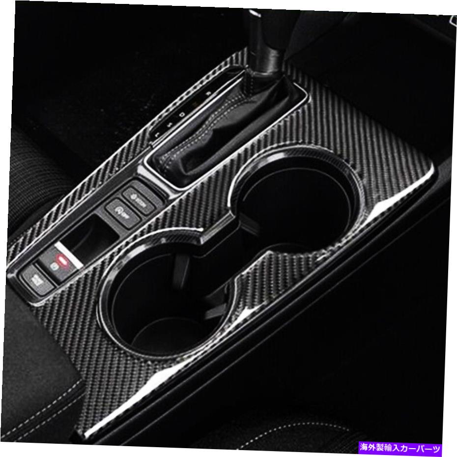 trim panel 2021-2022のリアルカーボンファイバーカーシフトパネルカバートリムホンダシビック11th Real Carbon Fiber Car Gear Shift Panel Cover Trim For 2021-2022 Honda Civic 11th【並行輸入品】