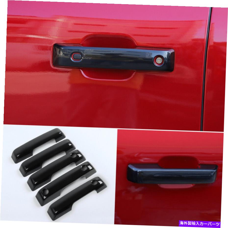 trim panel 5×Black ABS Exterior Side DoorハンドルパネルカバーFord Bronco 2021-2023にフィット 5× Black ABS Exterior Side Door Handle Panel Cover Fit For Ford Bronco 2021-2023【並行輸入品】