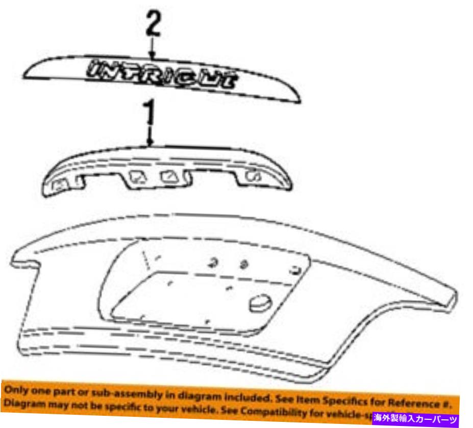 trim panel Oldsmobile GM OEM 01-02陰謀トランクリッドフィニッシュパネルトリム10430474 Oldsmobile GM OEM 01-02 Intrigue Trunk Lid-Finish Panel Trim 10430474【並行輸入品】