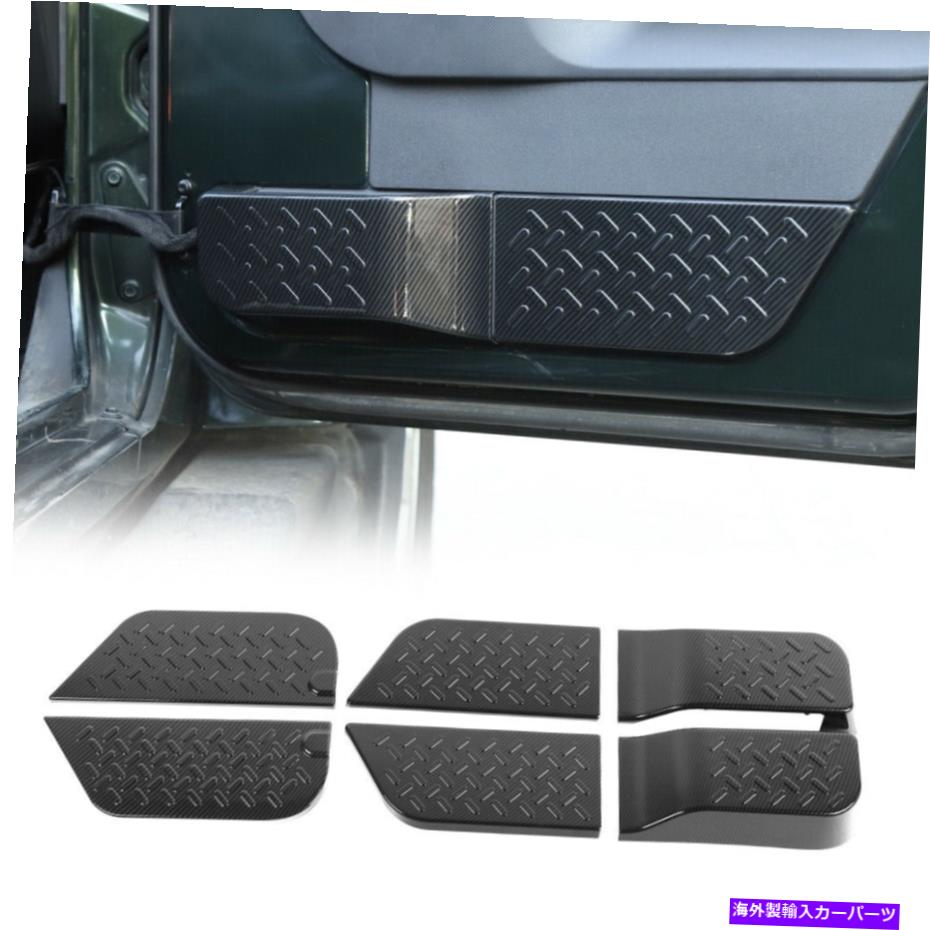 trim panel 6PCSインテリアドアの装飾パネル4ドアジープラングラーJK 2007-2010のトリムカバー 6pcs Interior Door Decor Panel Trim Cover for 4-Door Jeep Wrangler JK 2007-2010【並行輸入品】