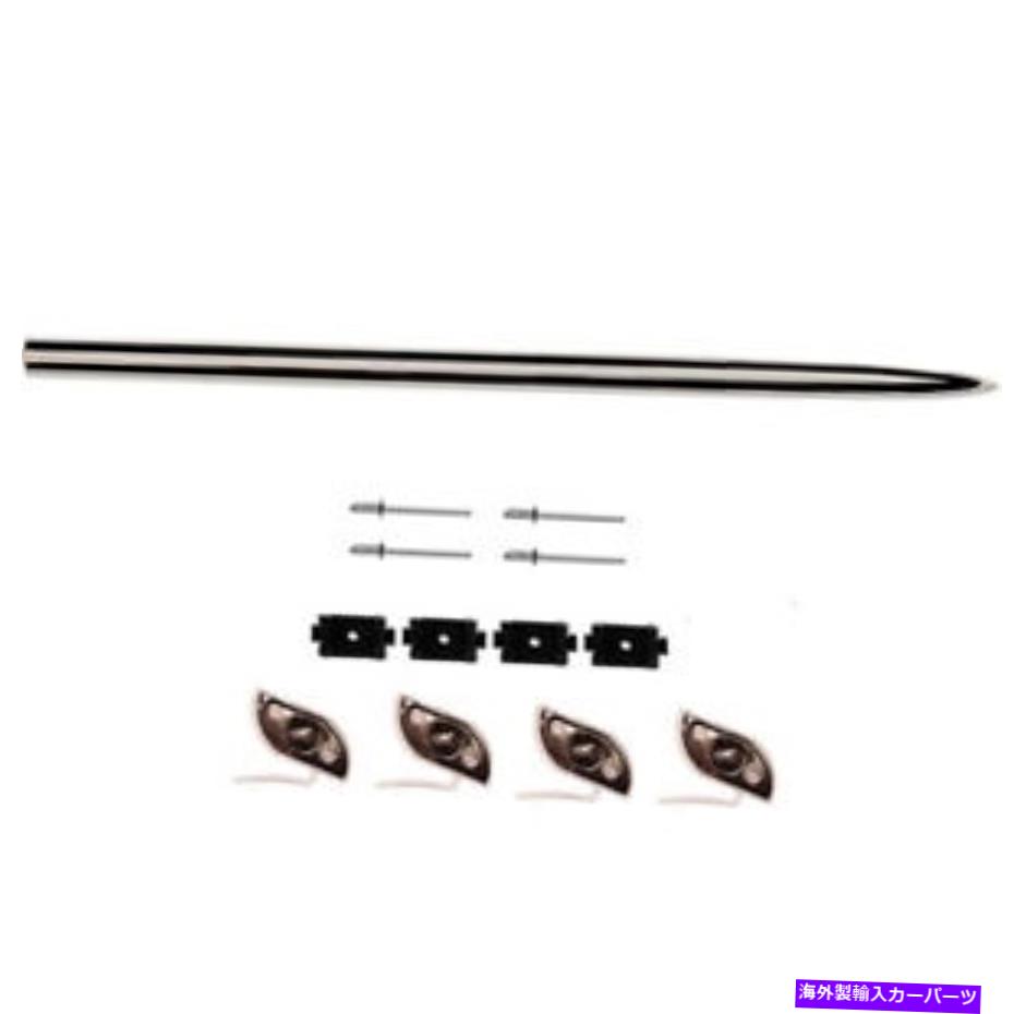 trim panel 1966?1977ブロンコフロントフェンダーパネルトリムモールディング右\u003d各M3730左 1966~1977 Bronco Front Fender Panel Trim Molding w/ Clips Right\u003dLeft Each M3730【並行輸入品】