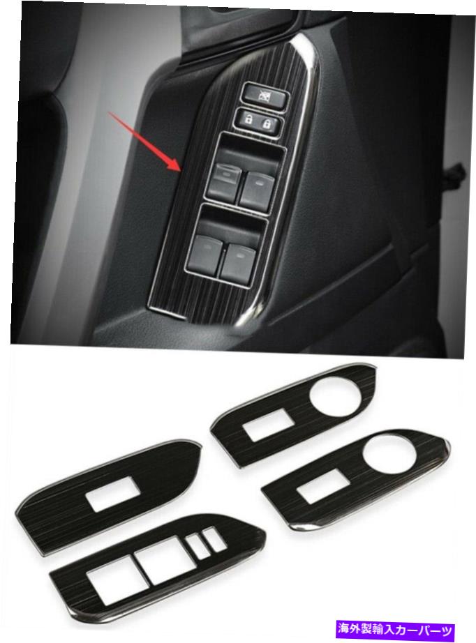 trim panel トヨタプラドFJ150 2010-2020ブラックチタンウィンドウスイッチパネルカバートリム用 For Toyota Prado FJ150 2010-2020 Black Titanium window Switch Panel Cover trim【並行輸入品】 36,322円