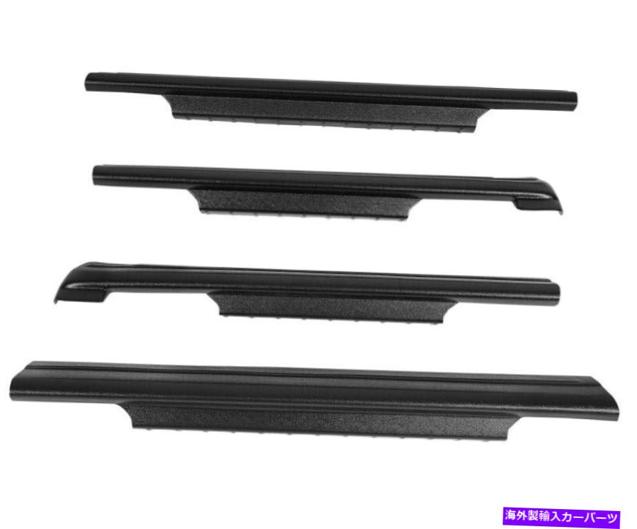 trim panel ロッカーパネルカバー99-06シボレーシルバラードシエラクルーキャブに合わせてプロテクタートリムフィット Rocker Panel Covers Protector Trim Fit For 99-06 Chevy Silverado Sierra Crew Cab【並行輸入品】