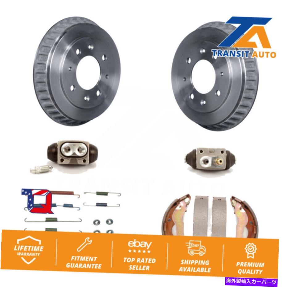 Brake Drum 2007年から2009年のKIAスペクトルのリアブレーキドラムシューズスプリングとシリンダーキット（6PC） Rear Brake Drum Shoes Spring And Cylinders Kit (6Pc) For 2007-2009 Kia Spectra【並行輸入品】