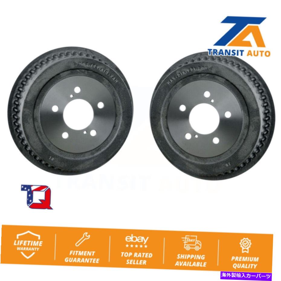 Brake Drum ダッジグランドキャラバンクライスラータウン＆カントリーボイジャー用リアブレーキドラムペア Rear Brake Drums Pair For Dodge Grand Caravan Chrysler Town & Country Voyager【並行輸入品】