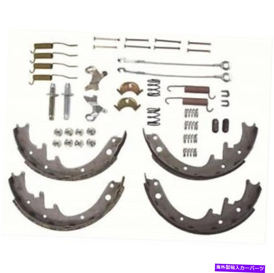 Brake Drum クラウン8133818MK -82-86ジープCJ7用のリアーブレーキシューズセット。 87-89 YJ/84-89 XJ Crown 8133818MK -Rear Brake Shoe Set for 82-86 Jeep CJ7; 87-89 YJ/84-89 XJ【並行輸入品】