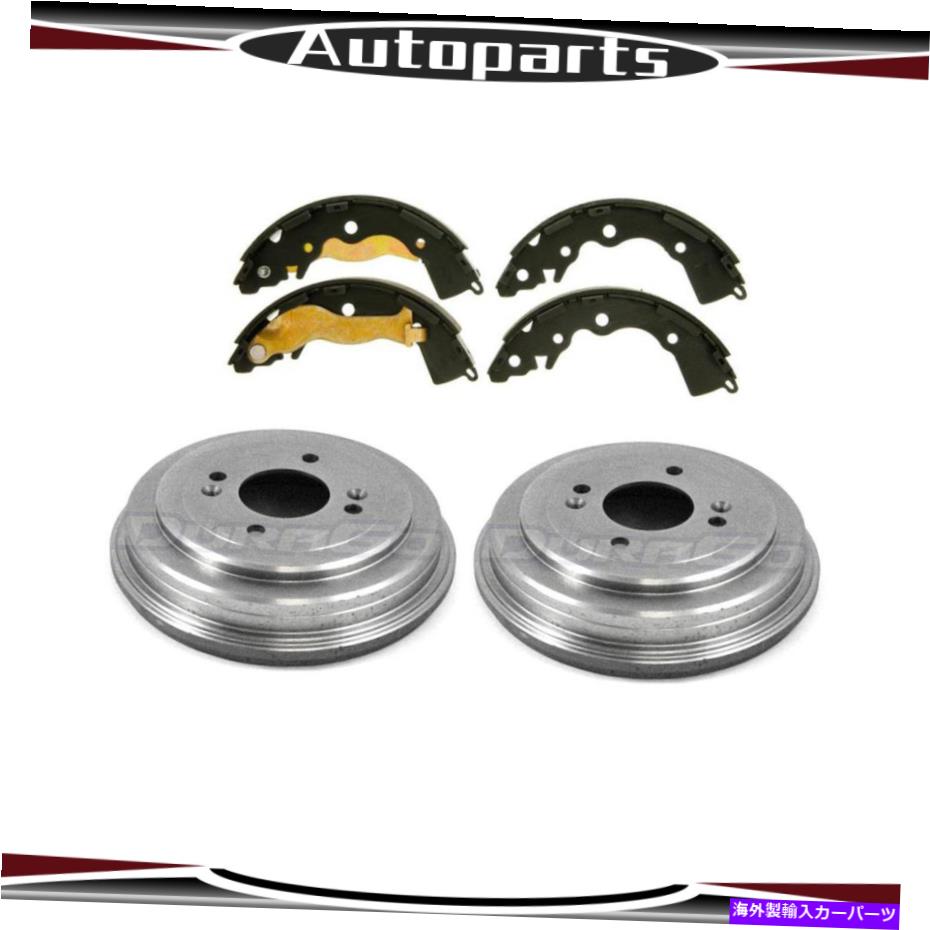 Brake Drum 2006-2011のヒュンダイアクセントAPリアブレーキドラム＆シューズ For 2006-2011 Hyundai Accent AP Rear Brake Drums & Shoes【並行輸入品】