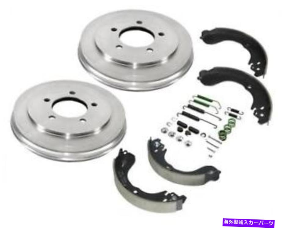 Brake Drum ジープコンパスのためのリアブレーキドラムブレーキシューズスプリングキット4PC 2008-2016 Rear Brake Drums Brake Shoes Spring Kit 4pc for Jeep Compass 2008-2016【並行輸入品】