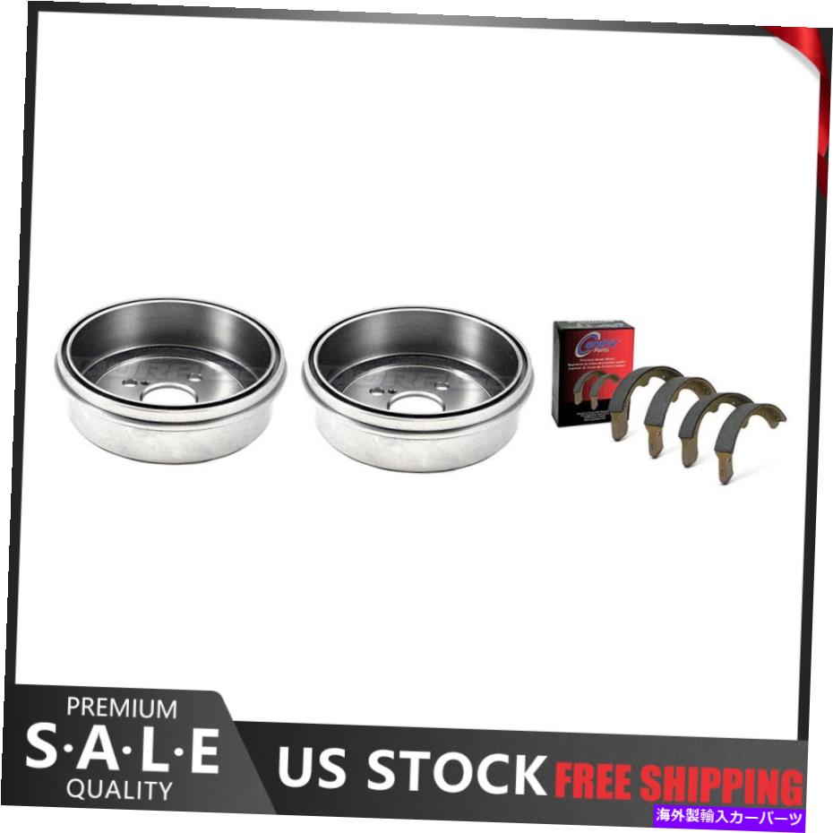 Brake Drum 1998-2002シボレープリズムリアキットブレーキドラム＆ブレーキシューズ Fits 1998-2002 Chevrolet Prizm Rear Kit Brake Drums & Brake Shoes画像
