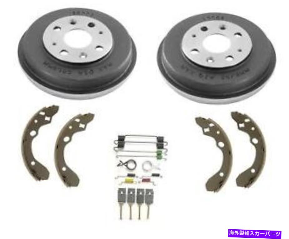 Brake Drum 1999-2003マツダプロテッジ(2)ブレーキドラムブレーキシューズとスプリングス Fits 1999-2003 Mazda Protege (2) Brake Drums Brake Shoes and Springs【並行輸入品】