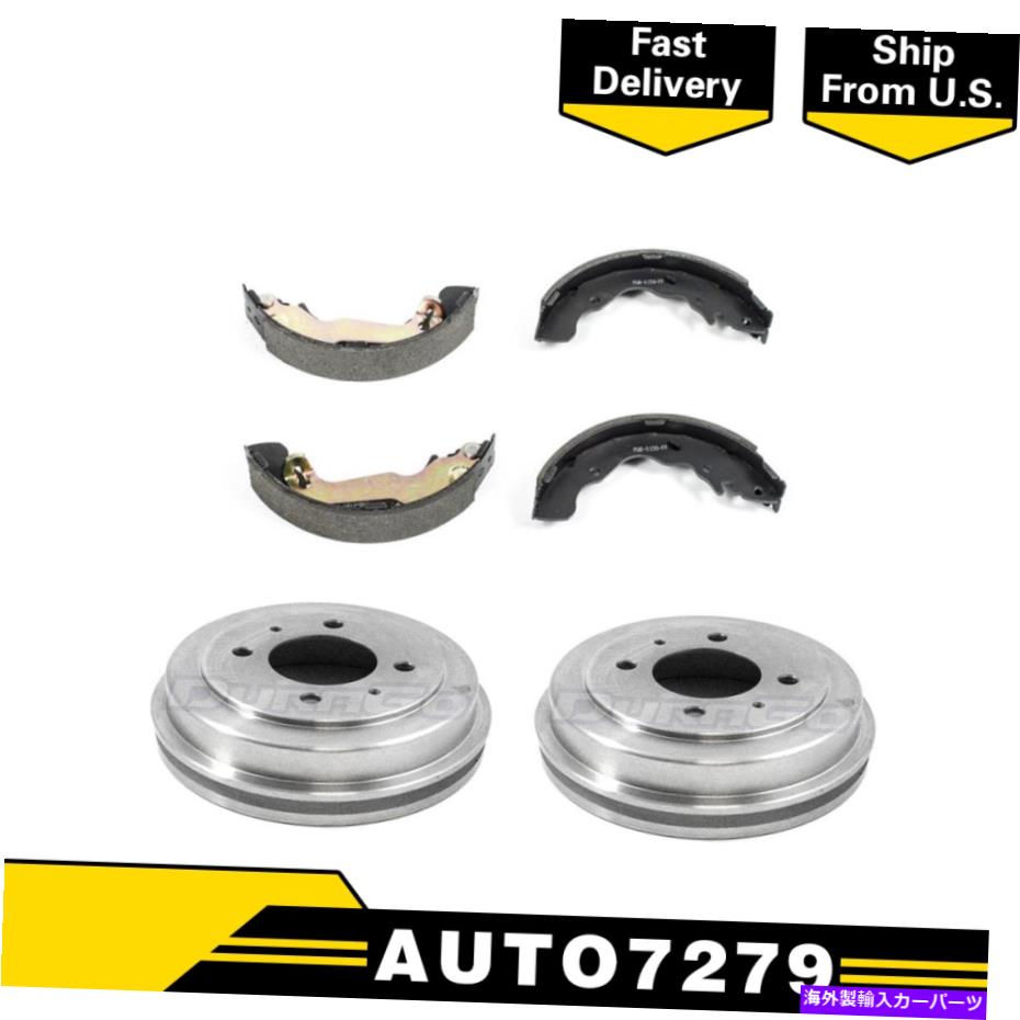 Brake Drum Hyundai Elantra 2002-2006の新しいリアブレーキドラム＆シューズOE交換 NEW Rear Brake Drums & Shoes OE Replacement For Hyundai Elantra 2002-2006【並行輸入品】