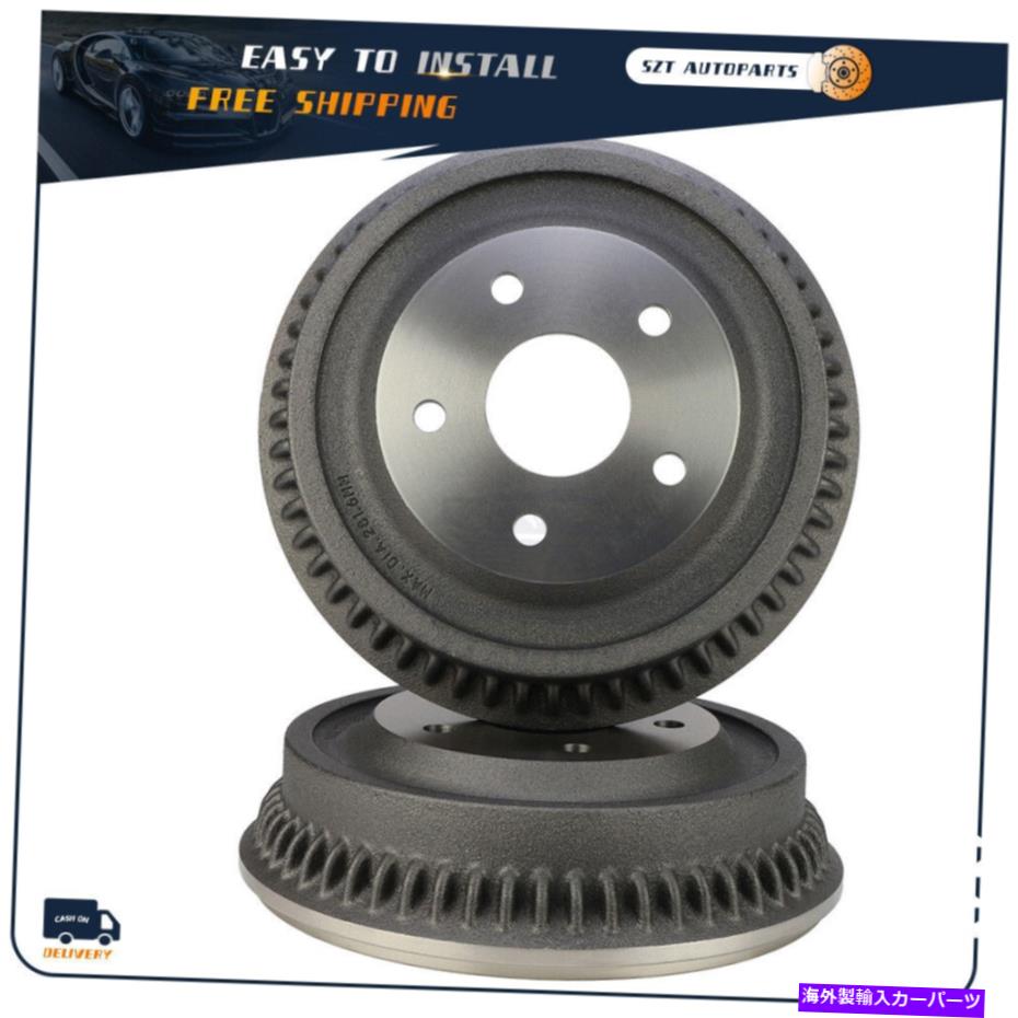 Brake Drum 後方。 1994-1995 1997 1998 1999 1999 Dodge Ram 1500のブレーキドラムペアセット REAR. Brake Drum Pair Set for 1994-1995 1996 1997 1998 1999 Dodge Ram 1500【並行輸入品】