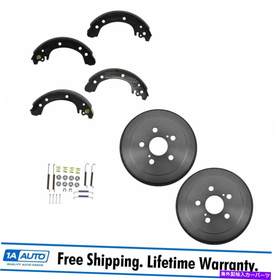Brake Drum 03-08トヨタカローラ用のブレーキシューズドラム&ハードウェアリアキットセット Brake Shoe Drum & Hardware Rear Kit Set for 03-08 Toyota Corolla【並行輸入品】