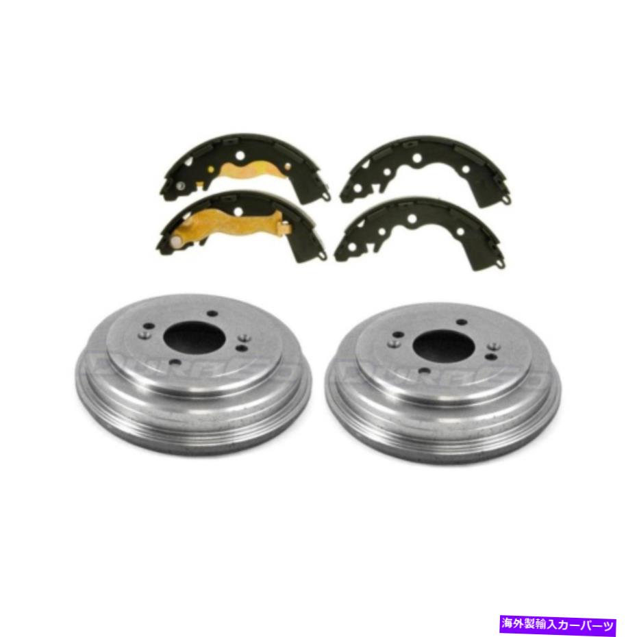 Brake Drum APリアブレーキドラムと靴2006-2011ヒュンダイアクセントの交換 AP Rear Brake Drums & Shoes OE Replacement For 2006-2011 Hyundai Accent【並行輸入品】