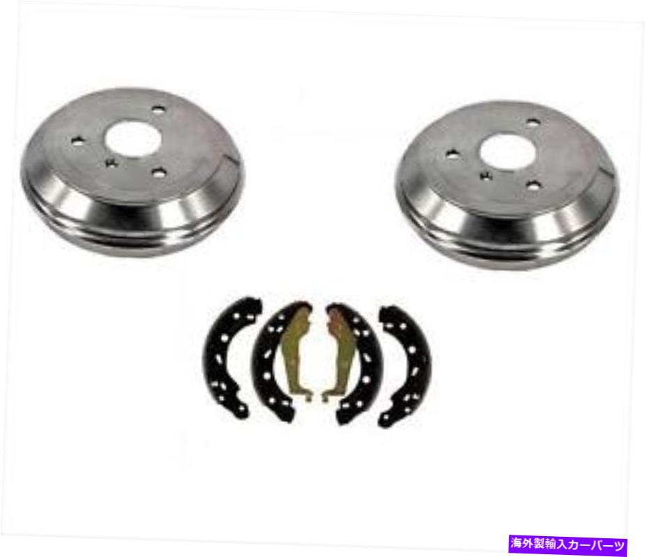 Brake Drum 05-15スマートカーフォートウフォートウリアブレーキドラムとリアブレーキシューズにフィット Fits for 05-15 Smart Car Fortwo Rear Brake Drums & Rear Brake Shoes【並行輸入品】