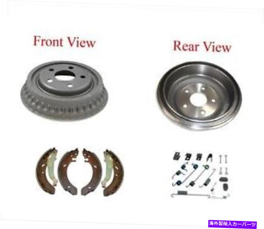 Brake Drum 96-00のフィット4ドアダッジストラタスブレーキドラムドラム＆シューズブレーキスプリング Fits for 96-00 Fits 4 Door Dodge Stratus Brake Drum Drums & Shoes Brake Springs【並行輸入品】