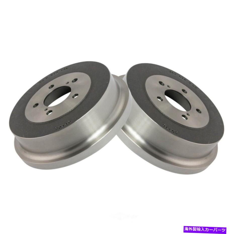 Brake Drum ブレーキドラムセットTRQ BRA75122 Brake Drum Set TRQ BRA75122【並行輸入品】