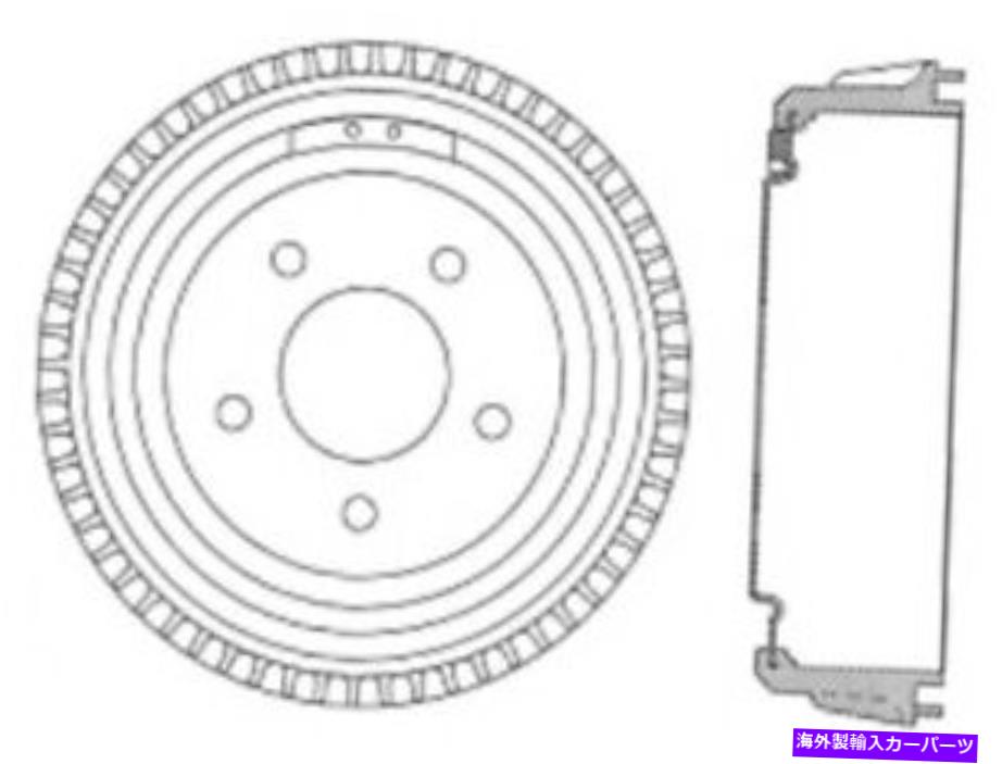 Brake Drum ブレーキドラムセントリック122.6602 Brake Drum Centric 122.6602【並行輸入品】