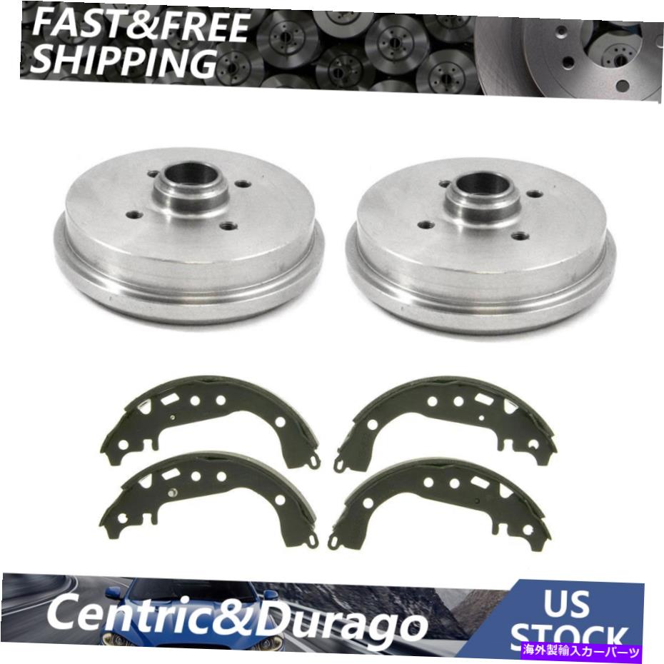 Brake Drum 3xリアブレーキドラム+靴の中心フィット1988-1990 Cabriolet High Performance_sk 3X Rear Brake Drum+Shoe Centric fits 1988-1990 Cabriolet High Performance_SK【並行輸入品】