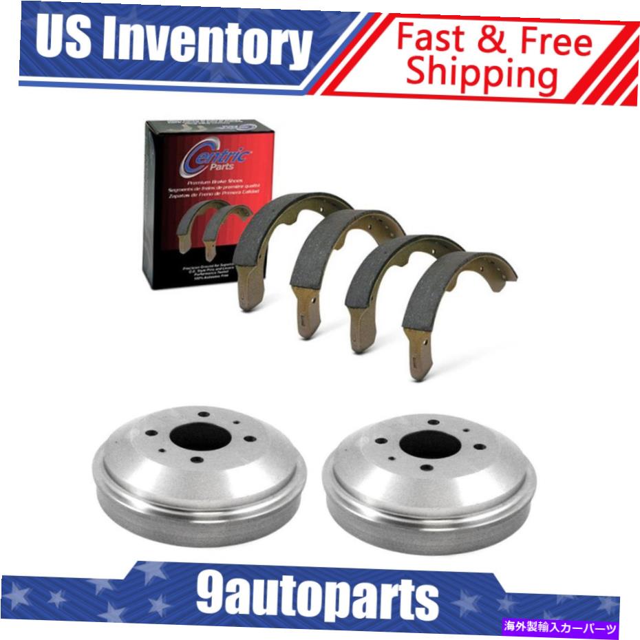 Brake Drum 2000年のヒュンダイアクセントリアブレーキドラム＆ブレーキシューズキット For 2000 Hyundai Accent Rear Brake Drums & Brake Shoes Kit【並行輸入品】