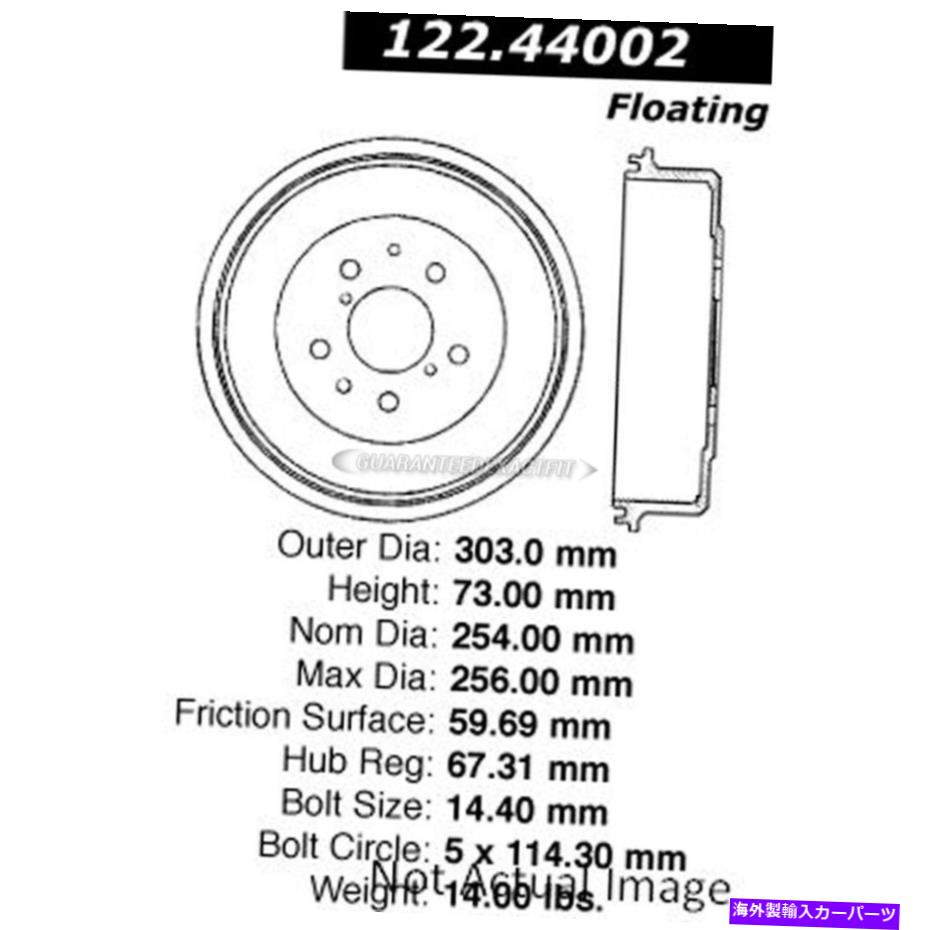 Brake Drum トヨタクラウン1971 1972セントリックリアブレーキドラムDAC For Toyota Crown 1971 1972 Centric Rear Brake Drum DAC【並行輸入品】