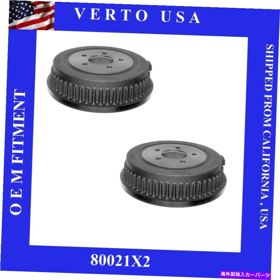 Brake Drum リアドラムフィットのセットPlymouth Voyager＆Grand Voyager 1997 1998 1999 2000 Set Of Rear Drums Fit Plymouth Voyager & Grand Voyager 1996 1997 1998 1999 2000【並行輸入品】 44,022円