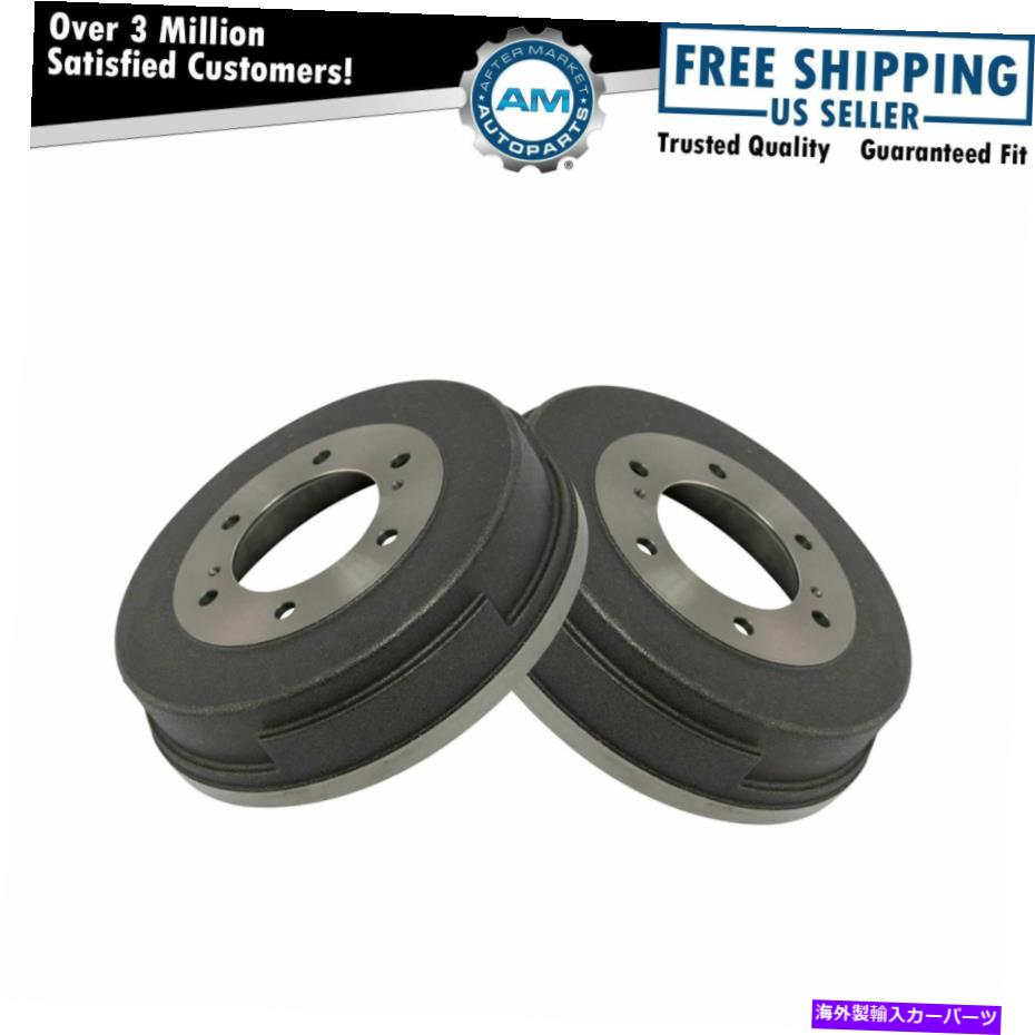 Brake Drum 日産D21ハードボディD720フロンティアパスファインダー用ブレーキドラムリアルRHペア Brake Drum Rear LH RH Pair for Nissan D21 Hard Body D720 Frontier Pathfinder【並行輸入品】