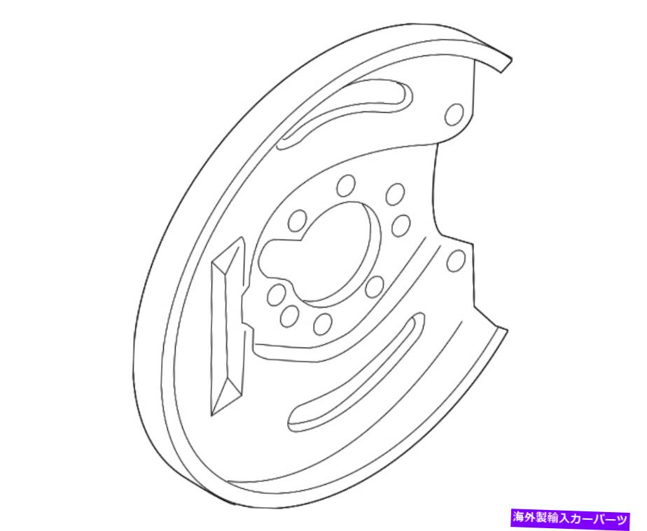 Brake Drum 本物のボルボバッキングプレート30814871 Genuine Volvo Backing Plate 30814871【並行輸入品】