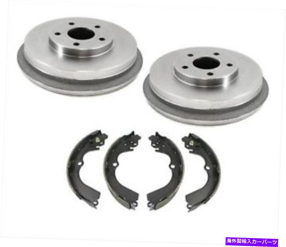 Brake Drum ブレーキドラムとブレーキシューズは、腹筋のブレーキを備えたスバルフォレスター98-08に適しています Brake Drums & Brake Shoes fits for Subaru Forester 98-08 With ABS Braking【並行輸入品】