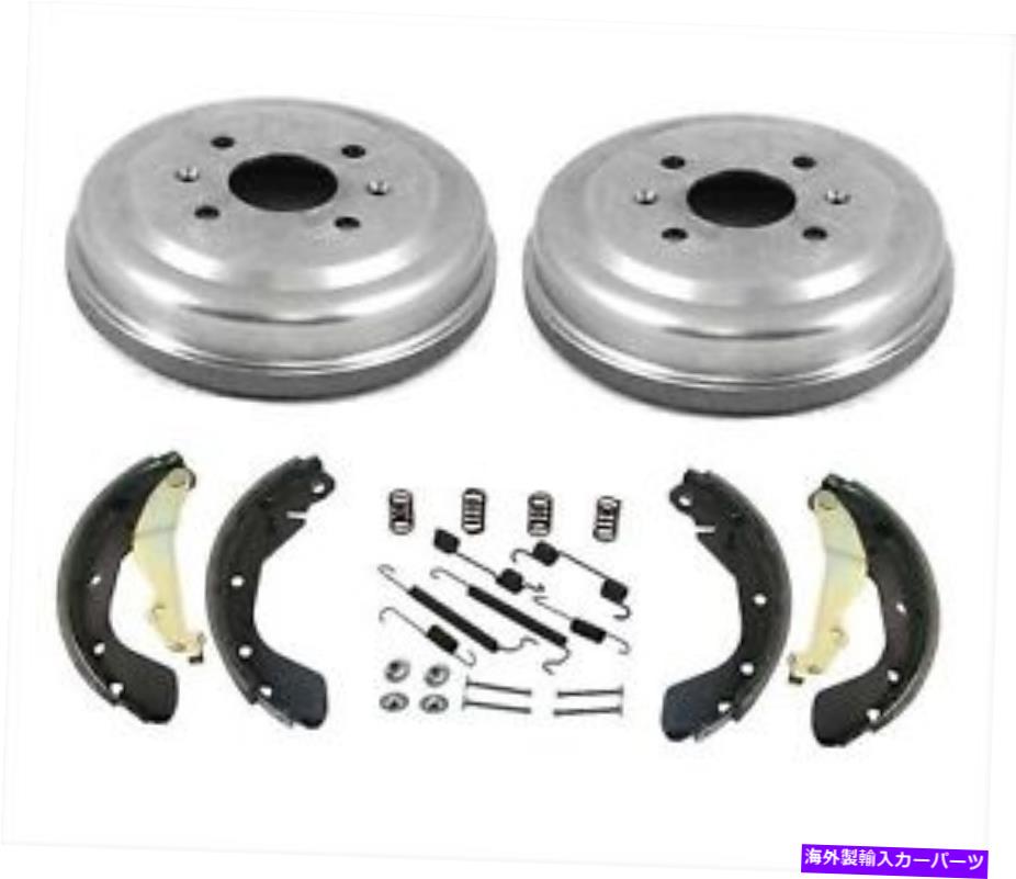 Brake Drum Pontiac G3 07-11用のシボレーAveo Aveo5用ドラムブレーキシューズ＆スプリングキット Drums Brake Shoes & Spring Kit for Chevrolet Aveo Aveo5 for Pontiac G3 07-11【並行輸入品】