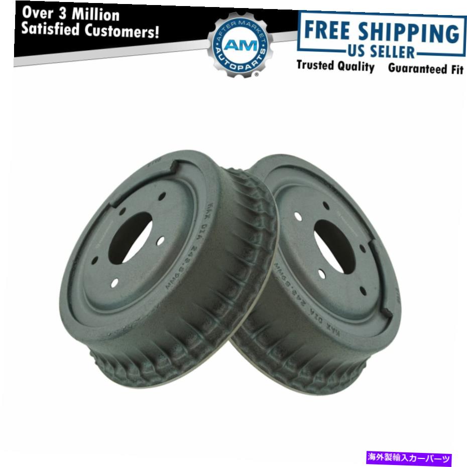 Brake Drum シボレーポンティアックGMCビュイックオールズピックアップトラック用のリアブレーキドラムペアセット Rear Brake Drums Pair Set for Chevy Pontiac GMC Buick Olds Pickup Truck【並行輸入品】 53,592円