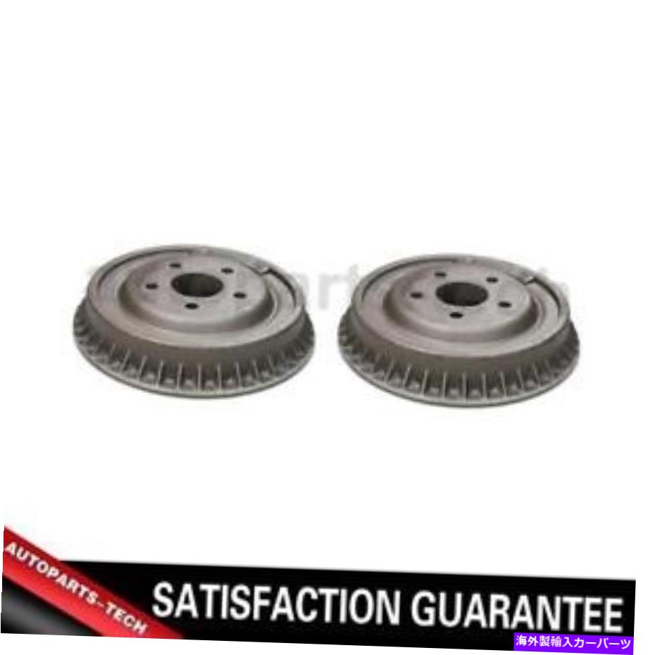 Brake Drum ジープリバティ2002?2002のための2x C-Tekリアブレーキドラム 2x C-Tek Rear Brake Drum For Jeep Liberty 2002~2002【並行輸入品】