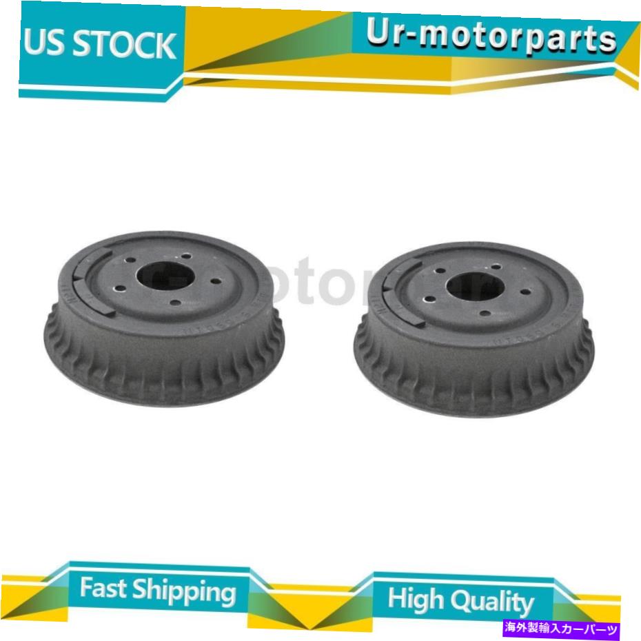 Brake Drum （2）リアブレーキドラムデュラゴはシボレーベルエア1981-1981に適合します (2) Rear Brake Drum DuraGo Fits Chevrolet Bel Air 1981-1981【並行輸入品】