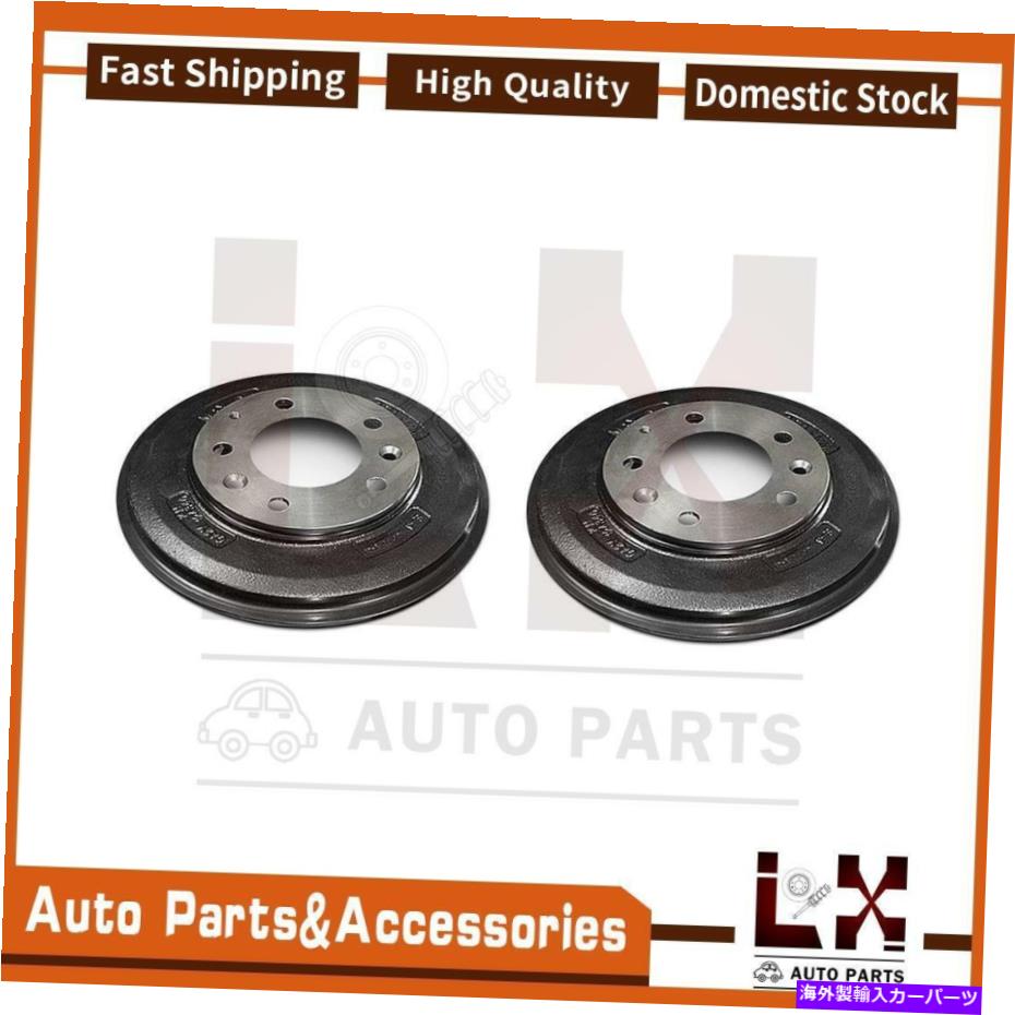 Brake Drum 2PCS中心部品ブレーキドラムリアフィットコバルトシボレー2009-2010 2PCS Centric Parts Brake Drum Rear Fits Cobalt Chevrolet 2009-2010【並行輸入品】