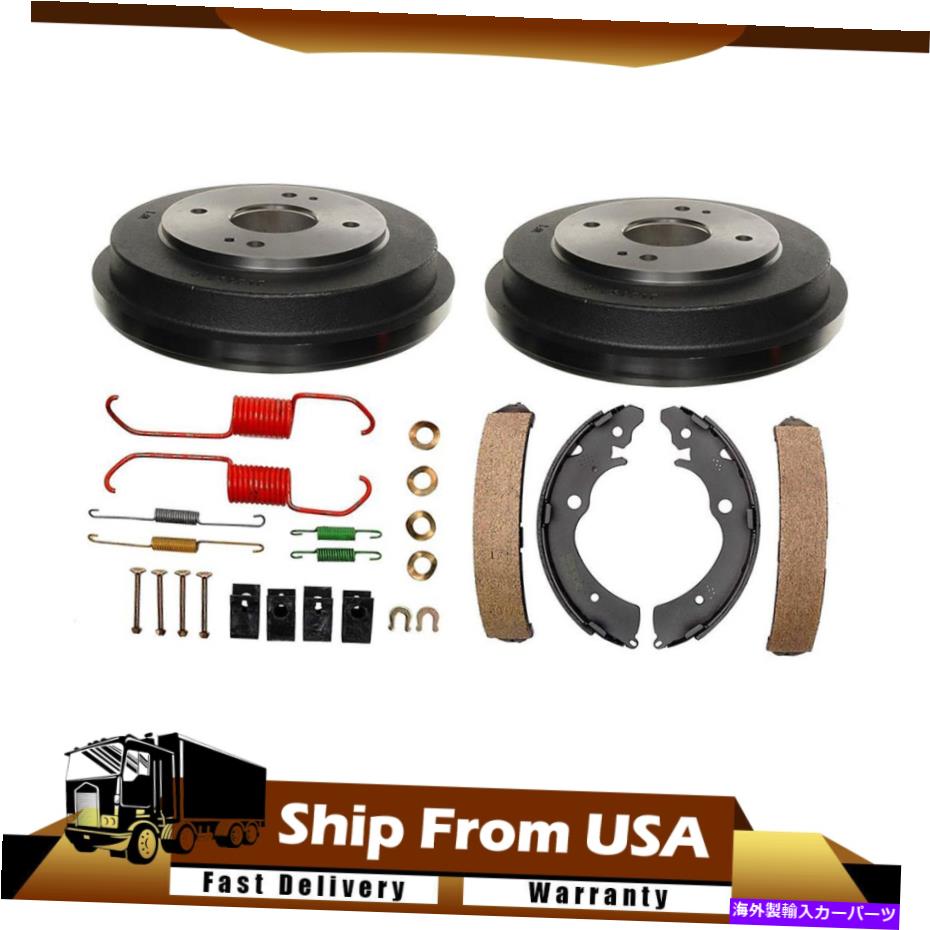 Brake Drum リア4xレイベストブレーキドラムシューズハードウェアキットフィット1999-2002 honda accor Rear 4X Raybestos Brake Drum Shoe Hardware Kit fits 1999-2002 Honda Accord_WT【並行輸入品】