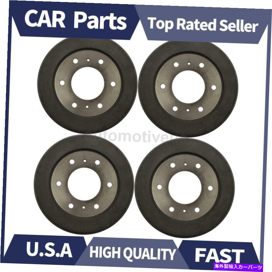 Brake Drum Datsun 1962-1972用のフロントリアブレーキドラム4 x C-Tek Front Rear Brake Drum 4 X C-Tek For Datsun 1962-1972【並行輸入品】