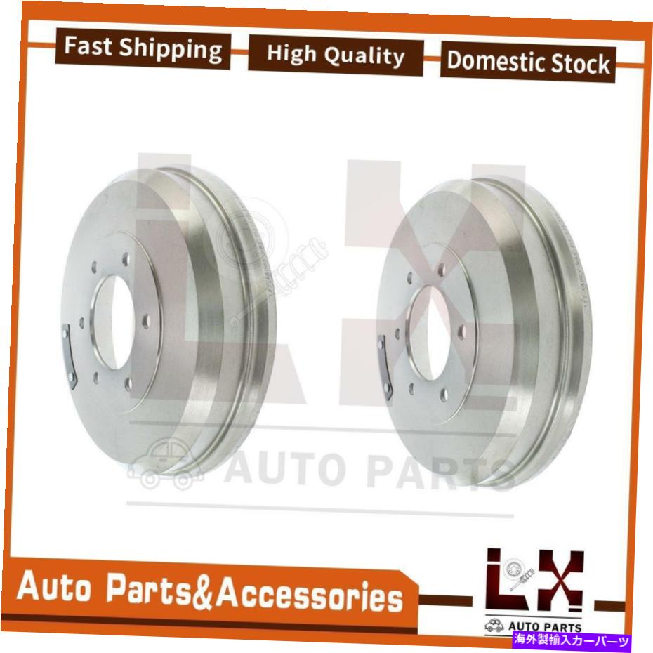 Brake Drum 2PCS中心部品ブレーキドラムリアフィットパスポートホンダ1998-1999 2PCS Centric Parts Brake Drum Rear Fits Passport Honda 1998-1999【並行輸入品】