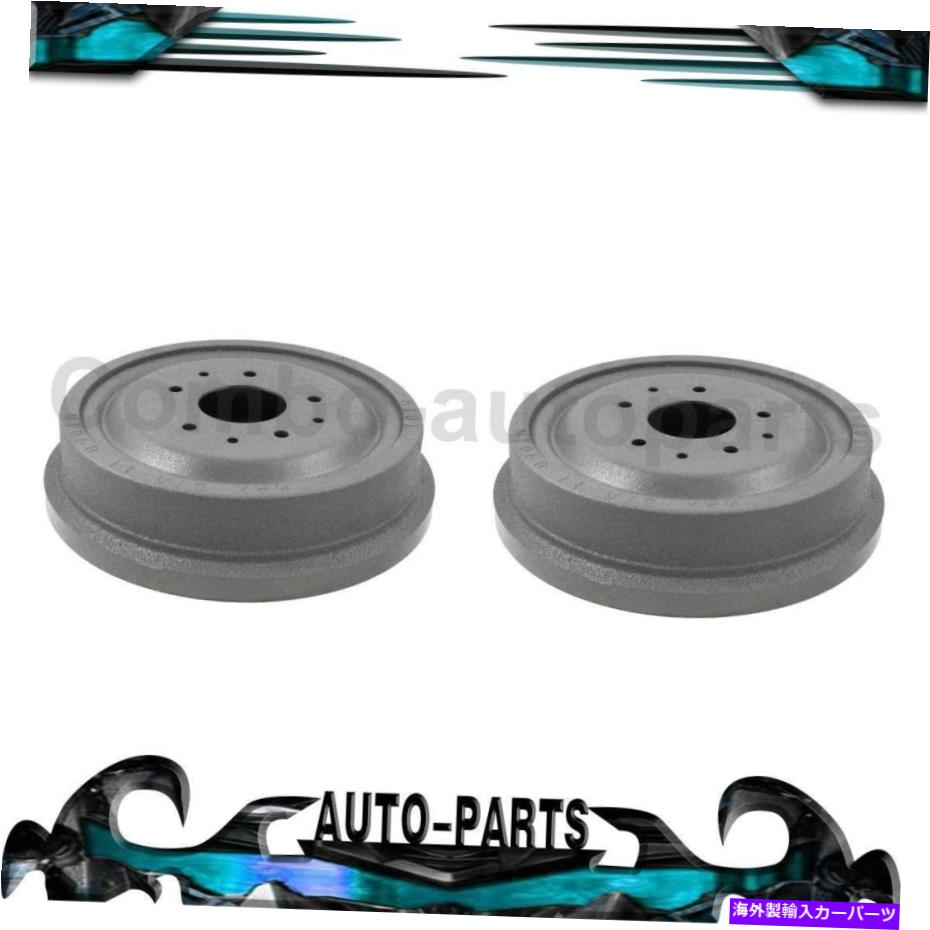 Brake Drum ベルエアシボレーの2xデュラゴリアブレーキドラム1951?1970 2x DuraGo Rear Brake Drum for Bel Air Chevrolet 1951~1970【並行輸入品】