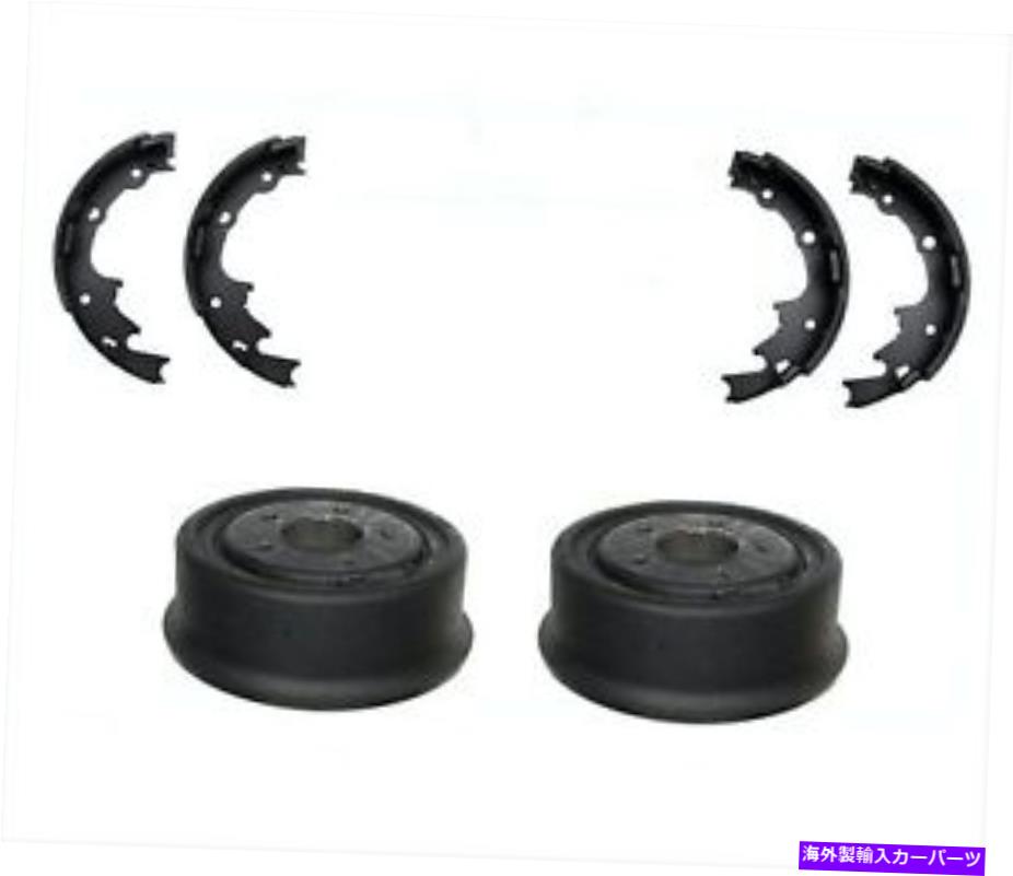 Brake Drum 2001年から2006年のジープラングラーのリアブレーキドラムとリアブレーキシューズ Rear Brake Drums & Rear Brake Shoes For 2001-2006 Jeep Wrangler【並行輸入品】
