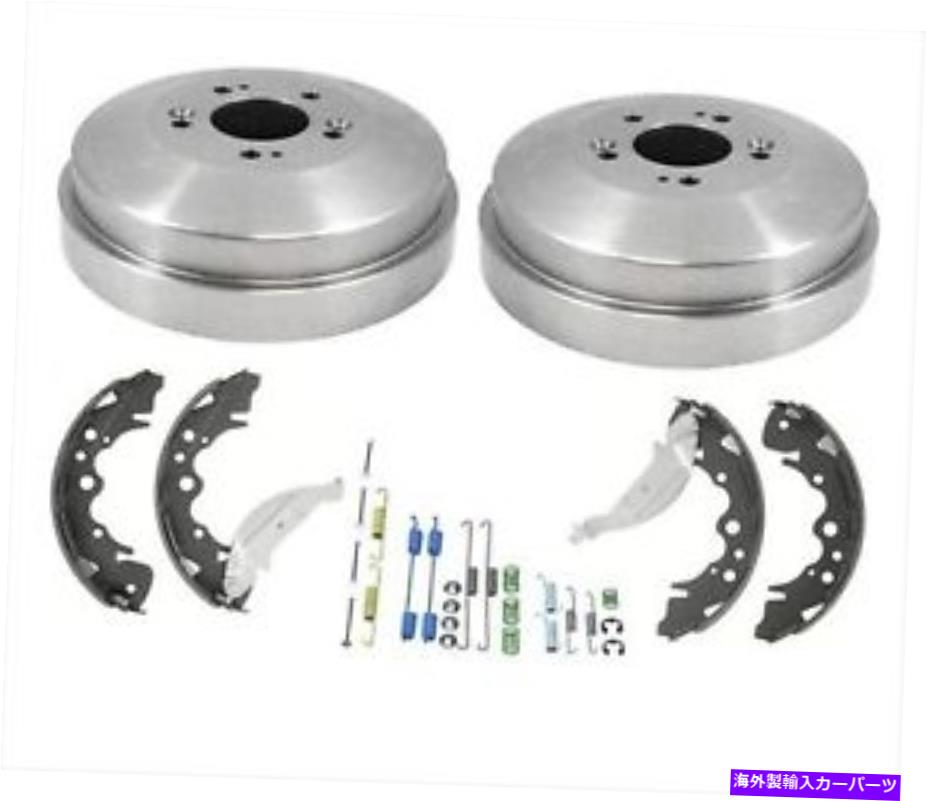 Brake Drum Kia Sedona 2002 4PCキット用のブレーキドラム＆シューズ＆スプリング Brake Drums & Shoes & Springs for Kia Sedona 2002 4pc Kit【並行輸入品】