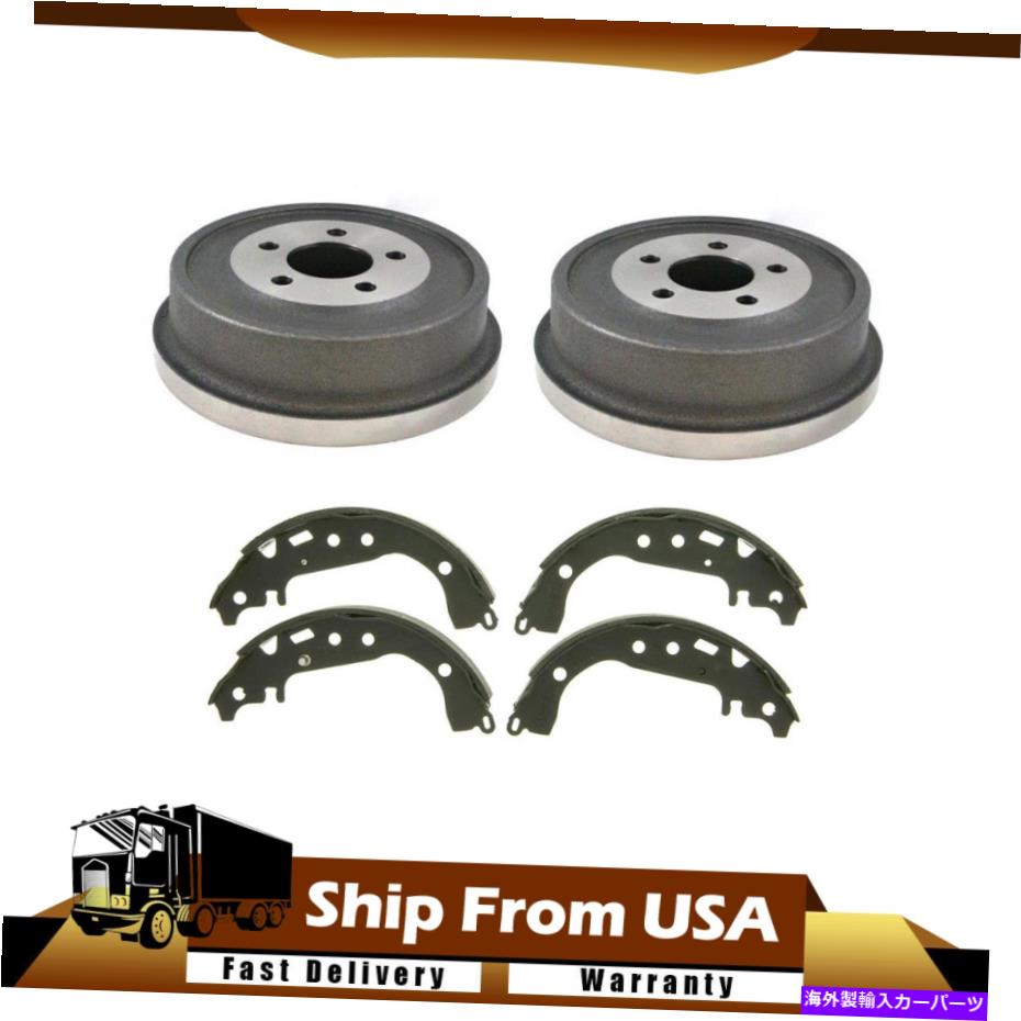 Brake Drum 2x Centric Dura Go Brake Drum 1x Brake Shoe Rear Fits Jeep Liberty_wt 2X Centric Dura go Brake Drum 1x Brake Shoe Rear fits Jeep Liberty_WT【並行輸入品】