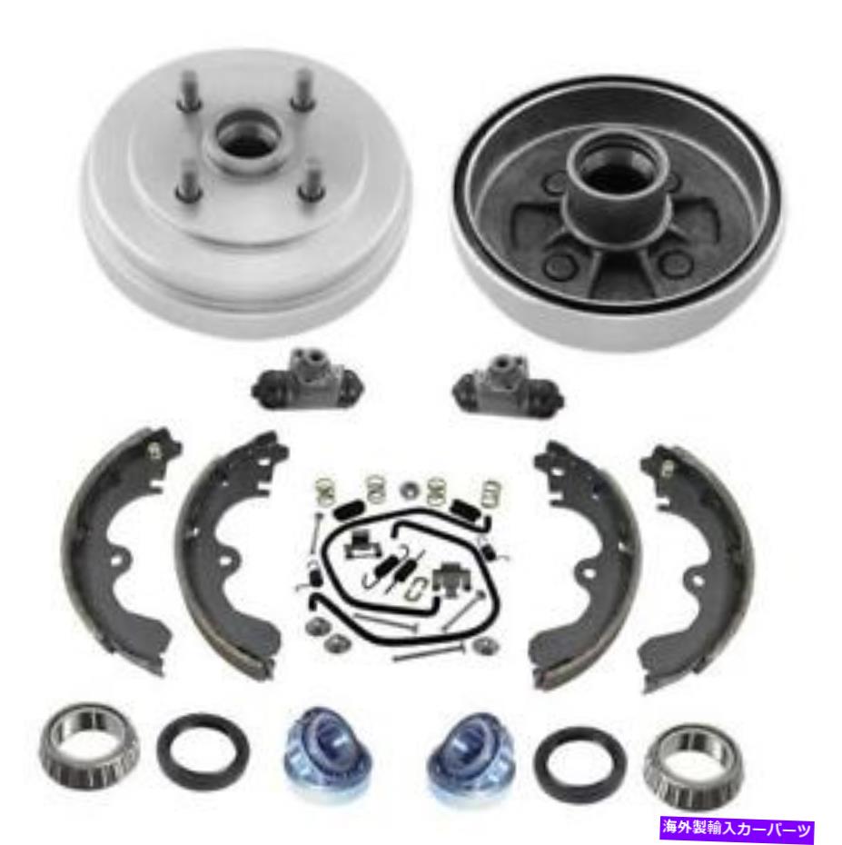 Brake Drum APリアドラムブレーキシューズスプリングキットホイールベアリング12PCトヨタテルセル91-92 AP Rear Drums Brake Shoes Spring Kit Wheel Bearings 12pc for Toyota Tercel 91-92【並行輸入品】
