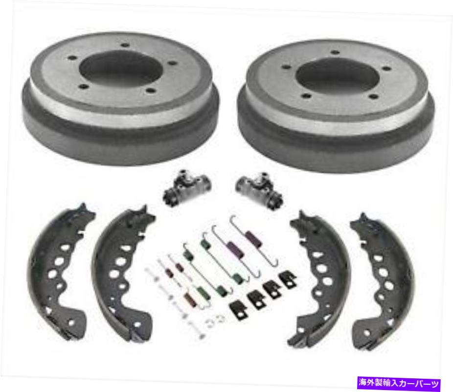 Brake Drum リアブレーキドラムシューズスプリングホイールシリンダー00-04シボレートラッカー用 Rear Brake Drums Shoes Springs Wheel Cylinders For 00-04 Chevrolet Tracker【並行輸入品】