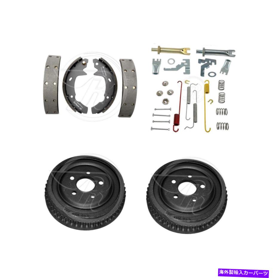 Brake Drum リアブレーキドラム＆ブレーキシューズハードウェアスプリングキットフィット2000マーキュリーセーブル Rear Brake Drums & Brake Shoes Hardware Spring Kit Fits 2000 Mercury Sable【並行輸入品】