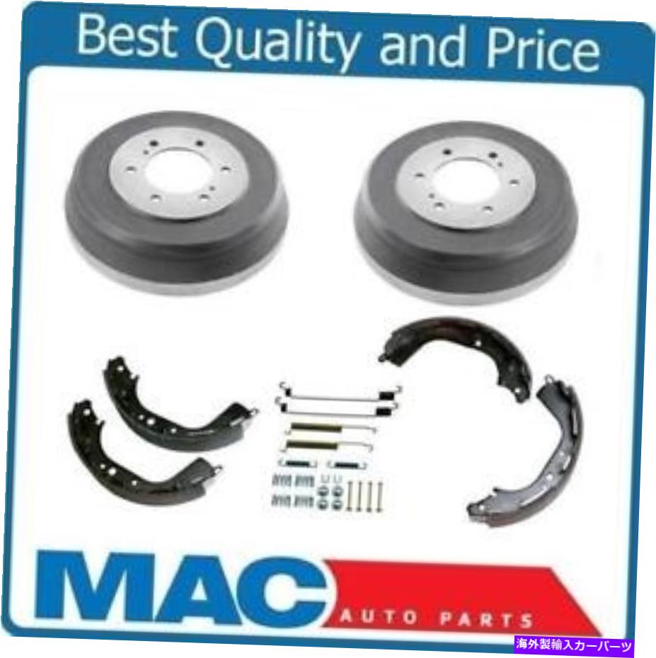 Brake Drum 98-04日産フロンティア2.4L後輪駆動リアブレーキドラムスプリングス Fits 98-04 Nissan Frontier 2.4L Rear Wheel Drive Rear Brake Drums Springs【並行輸入品】